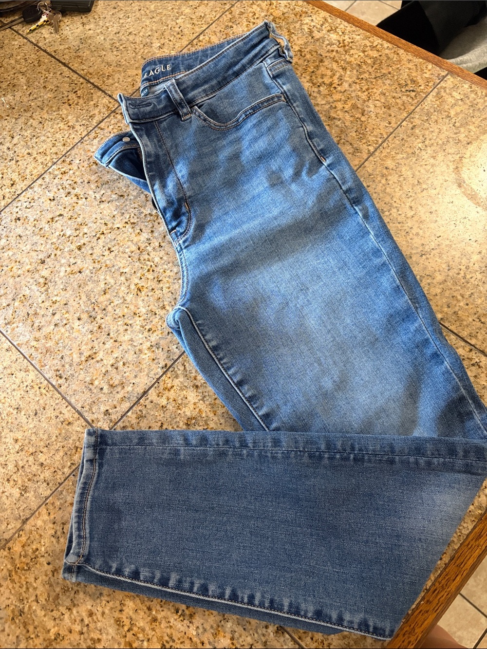 American Eagle Outfitters Men’s Medium Blue Slim Straight Jeans